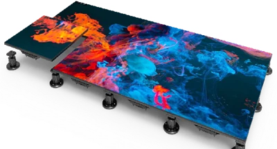LDF-serie Interactief multifunctioneel Aan de voorkant toegankelijk COD Outdoor LED-dansvloerdisplay Ondersteuning voor zowel dansvloer-ledscherm als stapelen Normale led-videomuur voor verhuur en evenementen