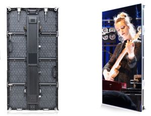 P3.91 / P4.81 / P5.95 / P6.25 / P8.92mm Buitenverhuur LED-scherm / display met 500x1000mm stervormig aluminium LED kabinet